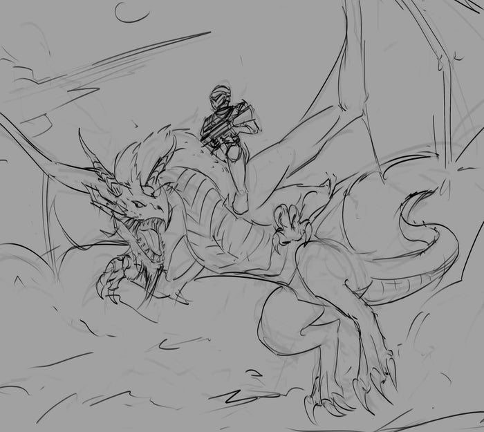 Artists preliminary Sketch