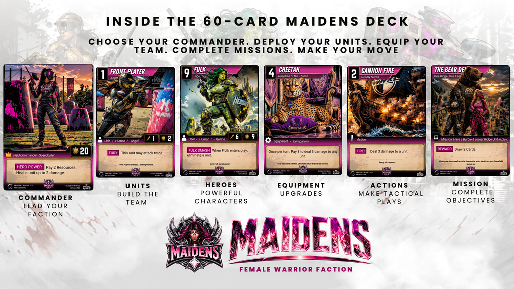 Alliance vs. Maidens — 1v1 Battle Box (140 Cards • Complete 2-Player Game)