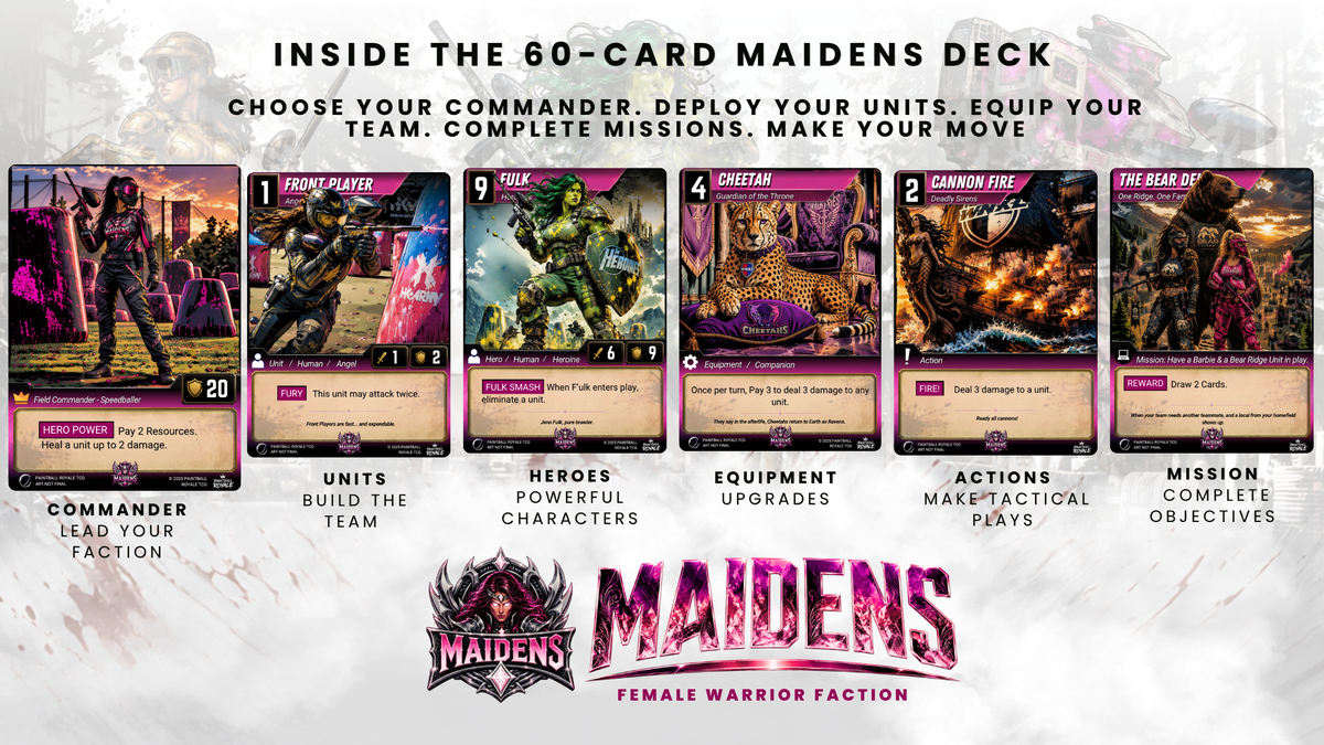 Alliance vs. Maidens — 1v1 Battle Box (140 Cards • Complete 2-Player Game)
