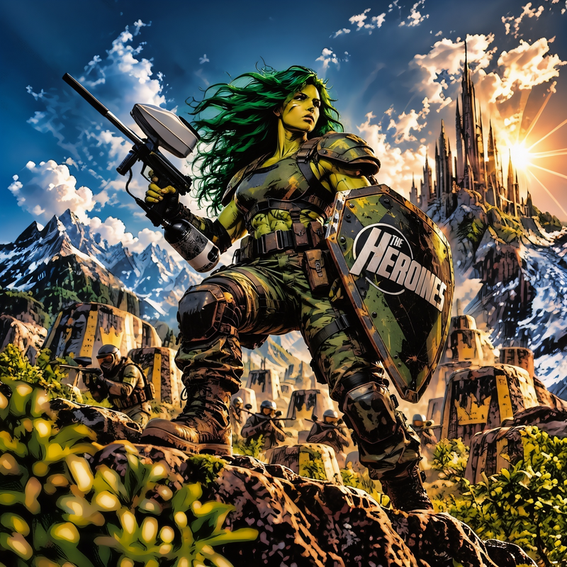 Jenn Fulk — Paintball Royale artwork